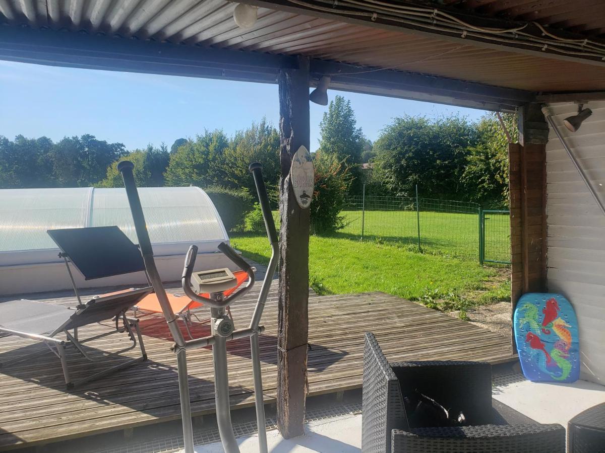 Willa Les 2 Chaumieres Avec Piscine Epinay Zewnętrze zdjęcie